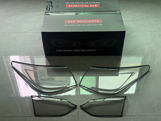2013–2017 Infiniti Q50 Hawkeye Style LED Taillight Lampshade