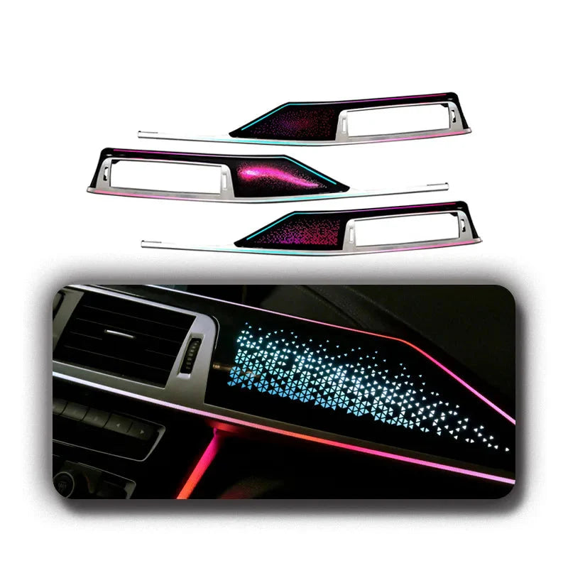 BMW 3 Series F30 / F31 / F34 / F35 / F36 Interior 64-Color LED Ambient Light Kit 2013 - 2019