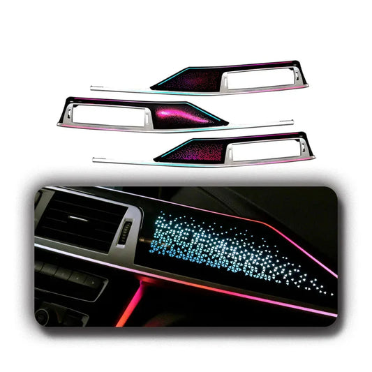 BMW 3 Series F30 / F31 / F34 / F35 / F36 Interior 64-Color LED Ambient Light Kit 2013 - 2019