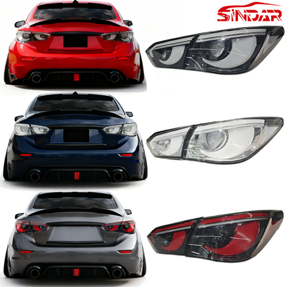 2013–2017 Infiniti Q50 LHD/RHD Animated Hawkeye Style LED Taillight Assembly