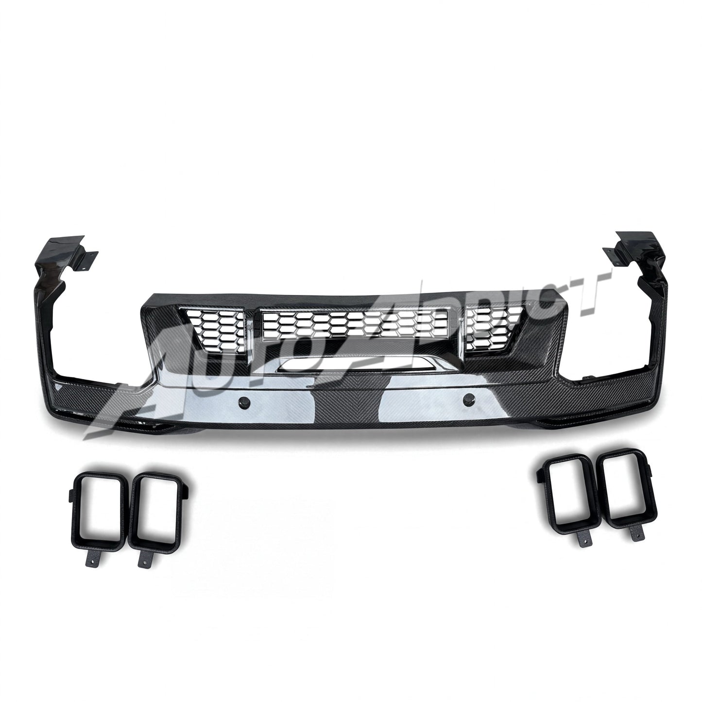 2024–2026 Mustang S650 Heritage SC™ V-Shaped Dry Gloss Carbon Fiber Track Package Program Bundle