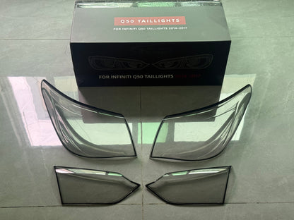 2013–2017 Infiniti Q50 Hawkeye Style LED Taillight Lampshade