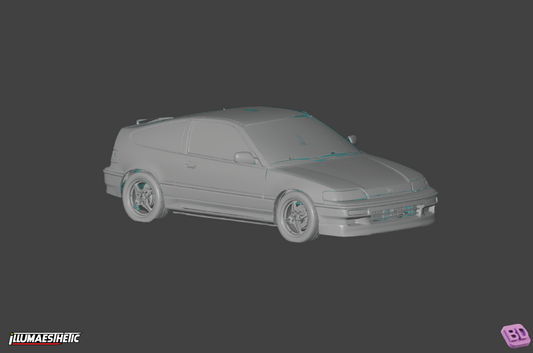 Honda CR-X 3D Scan (1987-1991)