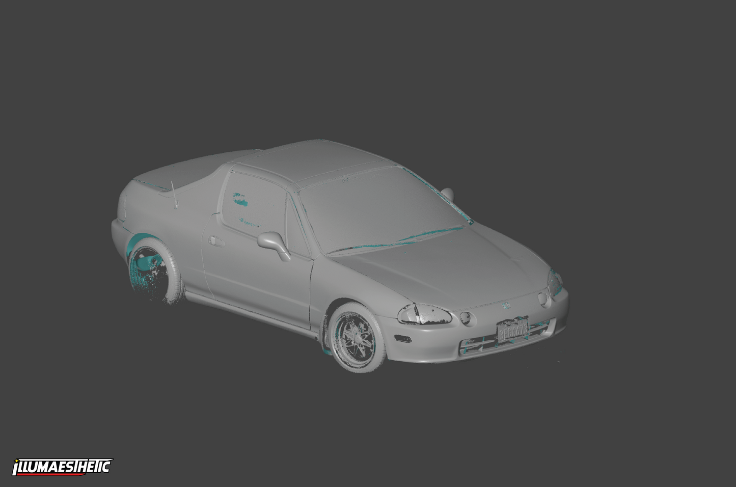 Honda del Sol 3D Scan (1993-1998)