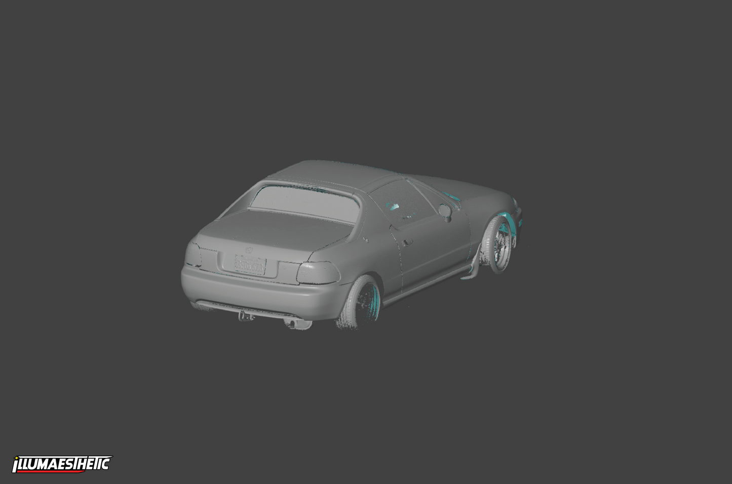 Honda del Sol 3D Scan (1993-1998)