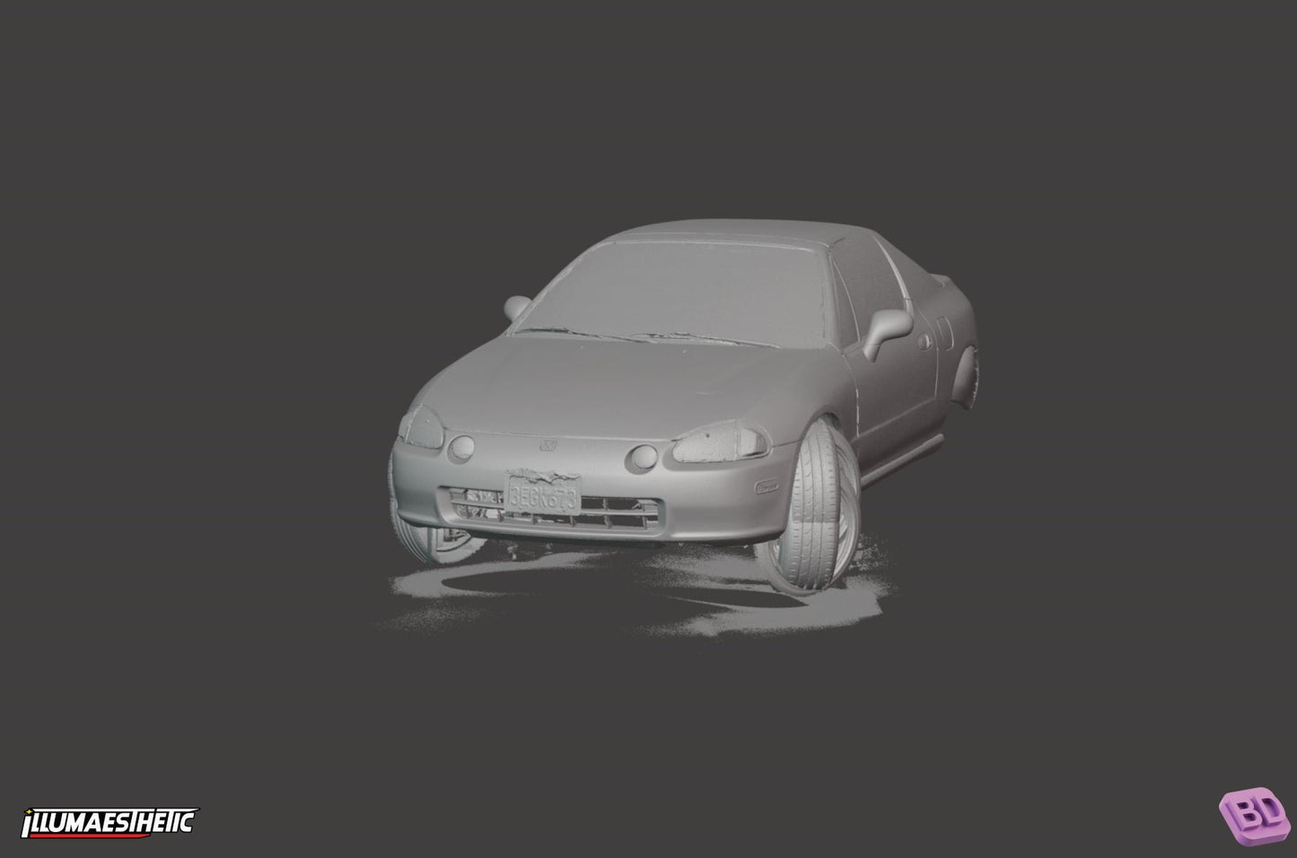 Honda del Sol 3D Scan (1993-1998)