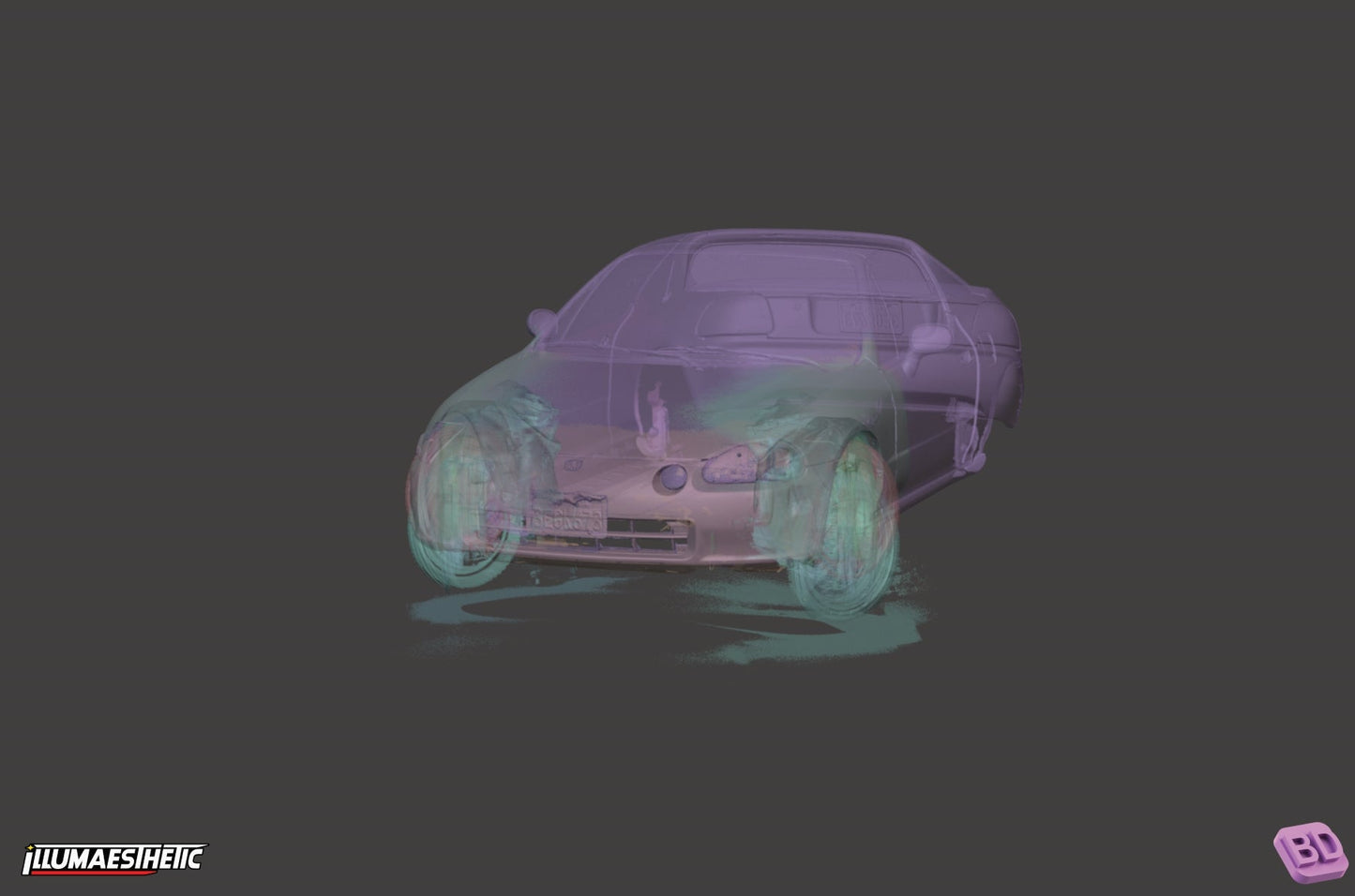 Honda del Sol 3D Scan (1993-1998)