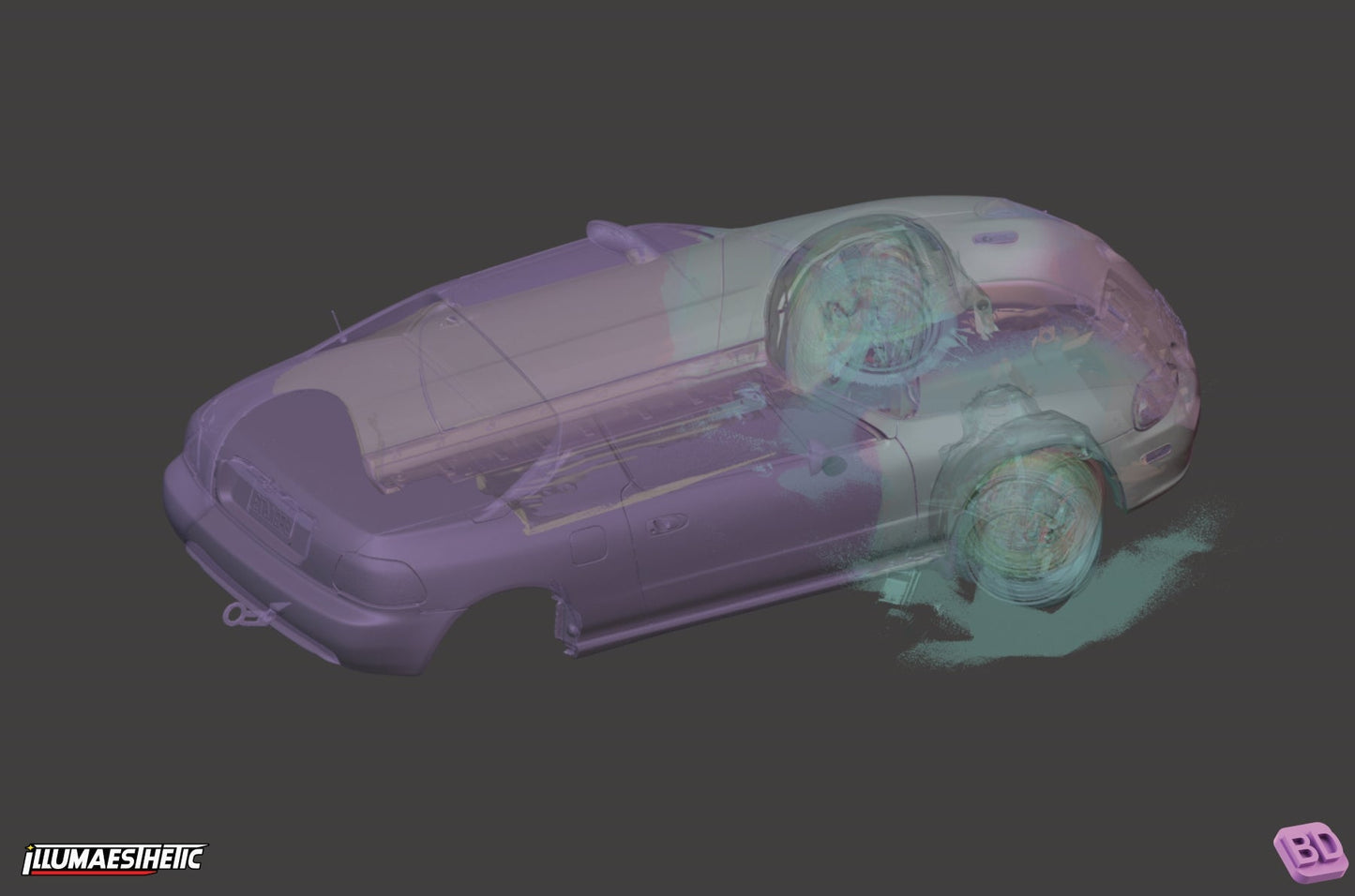 Honda del Sol 3D Scan (1993-1998)
