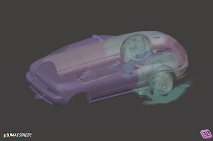 Honda del Sol 3D Scan (1993-1998)