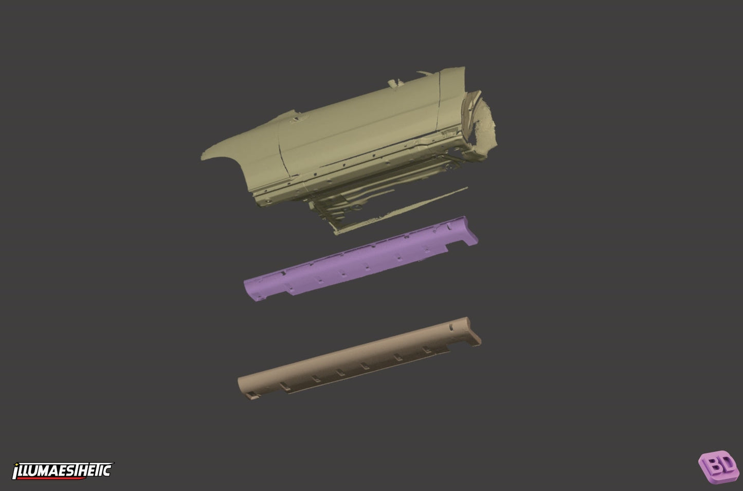 Honda del Sol 3D Scan (1993-1998)