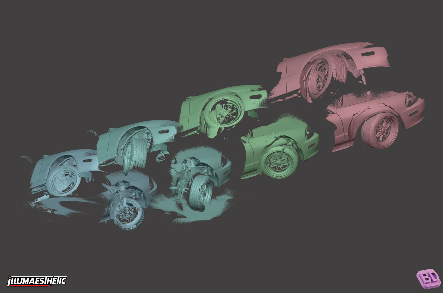 Honda del Sol 3D Scan (1993-1998)