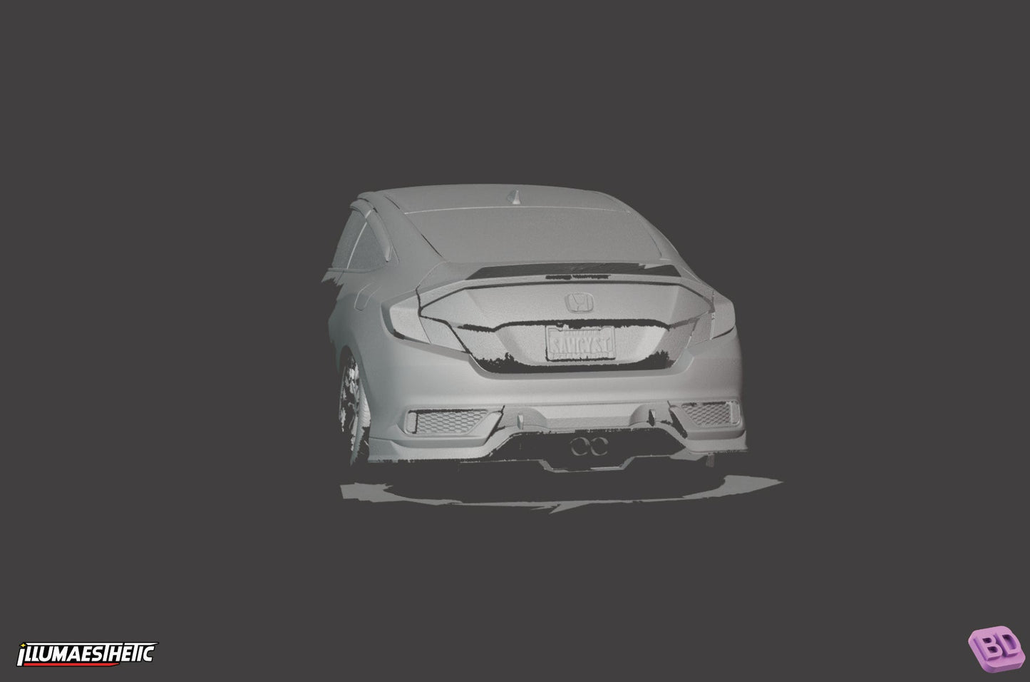 Honda Civic Si (FC3) 3D Scan (2016-2020)