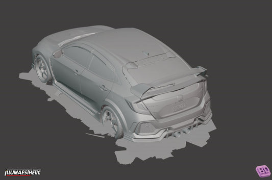 Honda Civic Type R (FK8) 3D Scan (2017-2022)