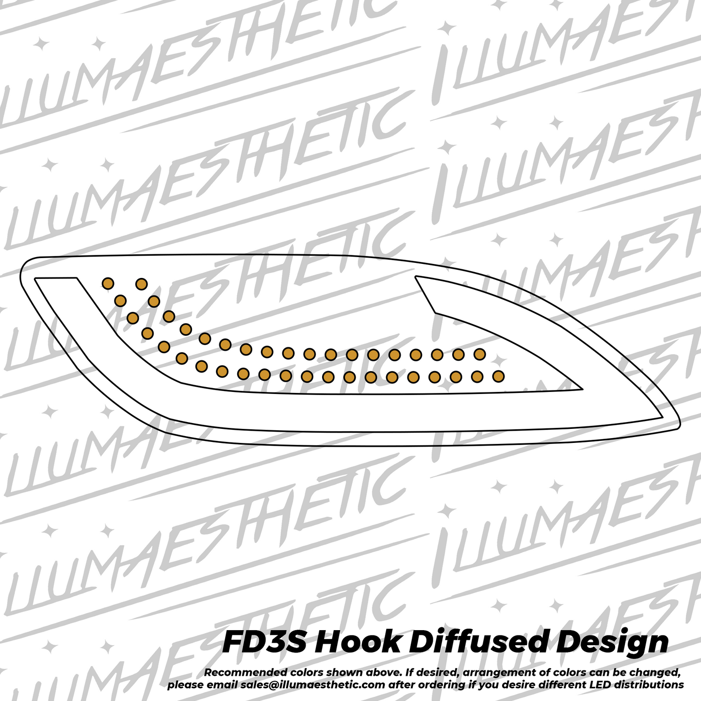 Mazda RX-7 (FD3S) - Complete Corner Marker DIY Kit