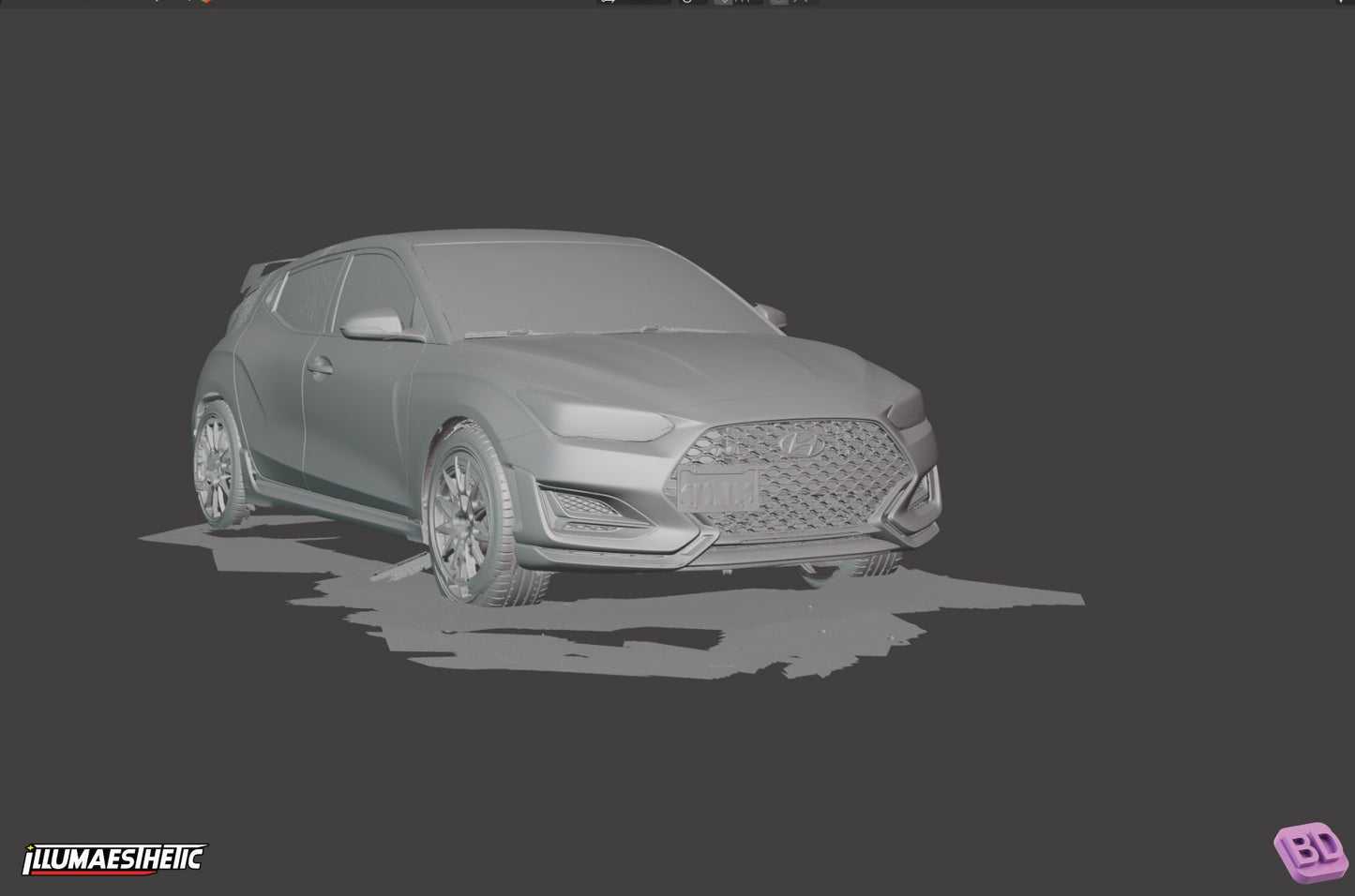 Hyundai Veloster N (JS) 3D Scan (2019-2022)