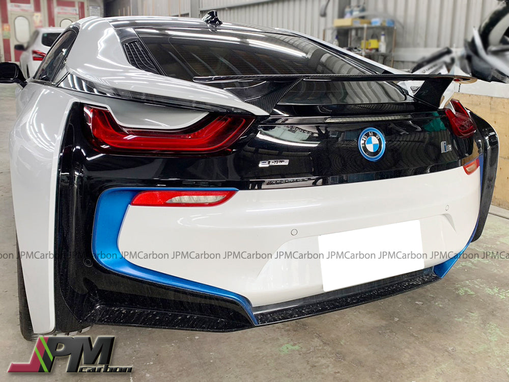 [JPMCarbon] V Style Carbon Fiber Trunk Spoiler Fits For 2014-2020 BMW i8 Only