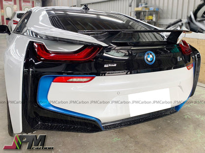 [JPMCarbon] V Style Carbon Fiber Trunk Spoiler Fits For 2014-2020 BMW i8 Only