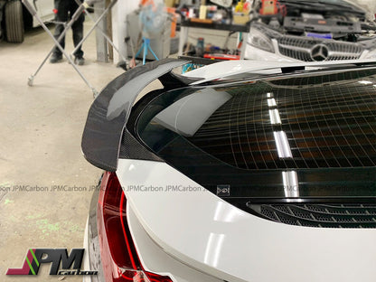 [JPMCarbon] V Style Carbon Fiber Trunk Spoiler Fits For 2014-2020 BMW i8 Only