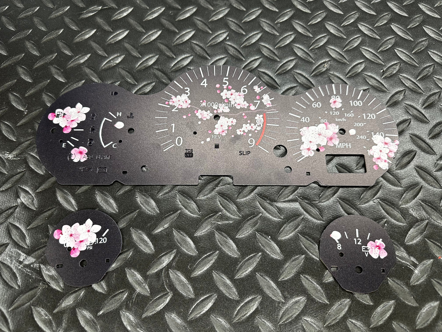 350z cherry blossom gauge face inserts