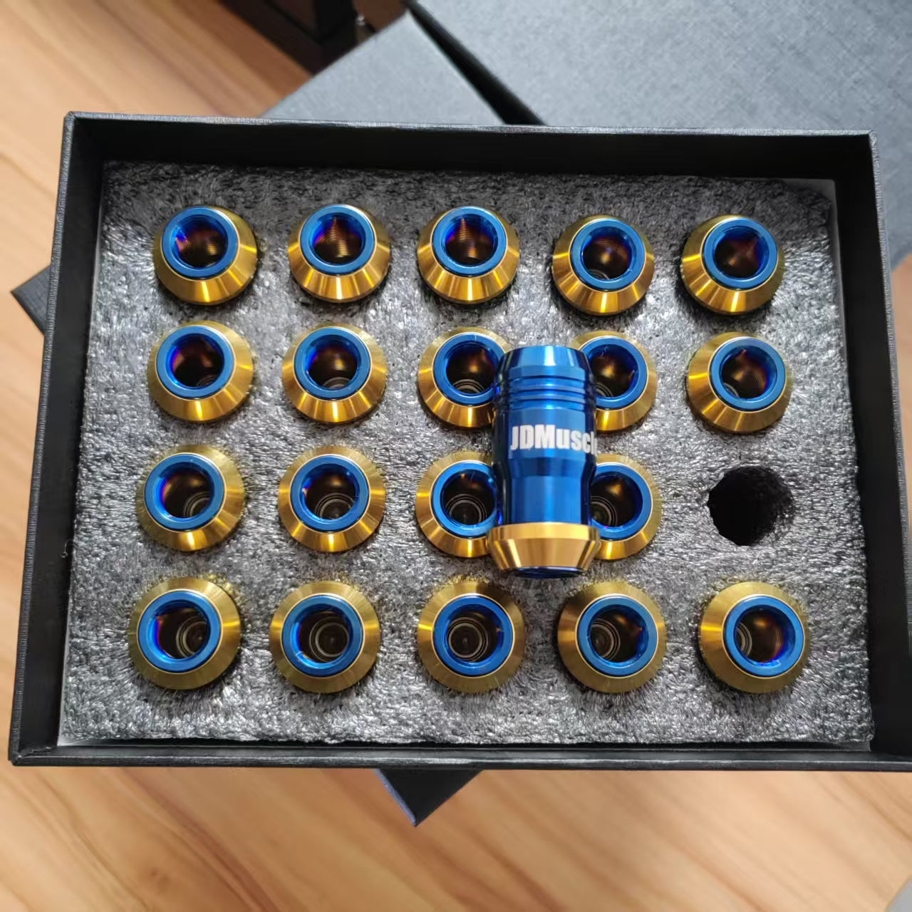 JDMuscle Titanium Lug Nuts 12x1.25 [Universal Fitment, Incl. 22+ WRX, 15-21 WRX/STI]