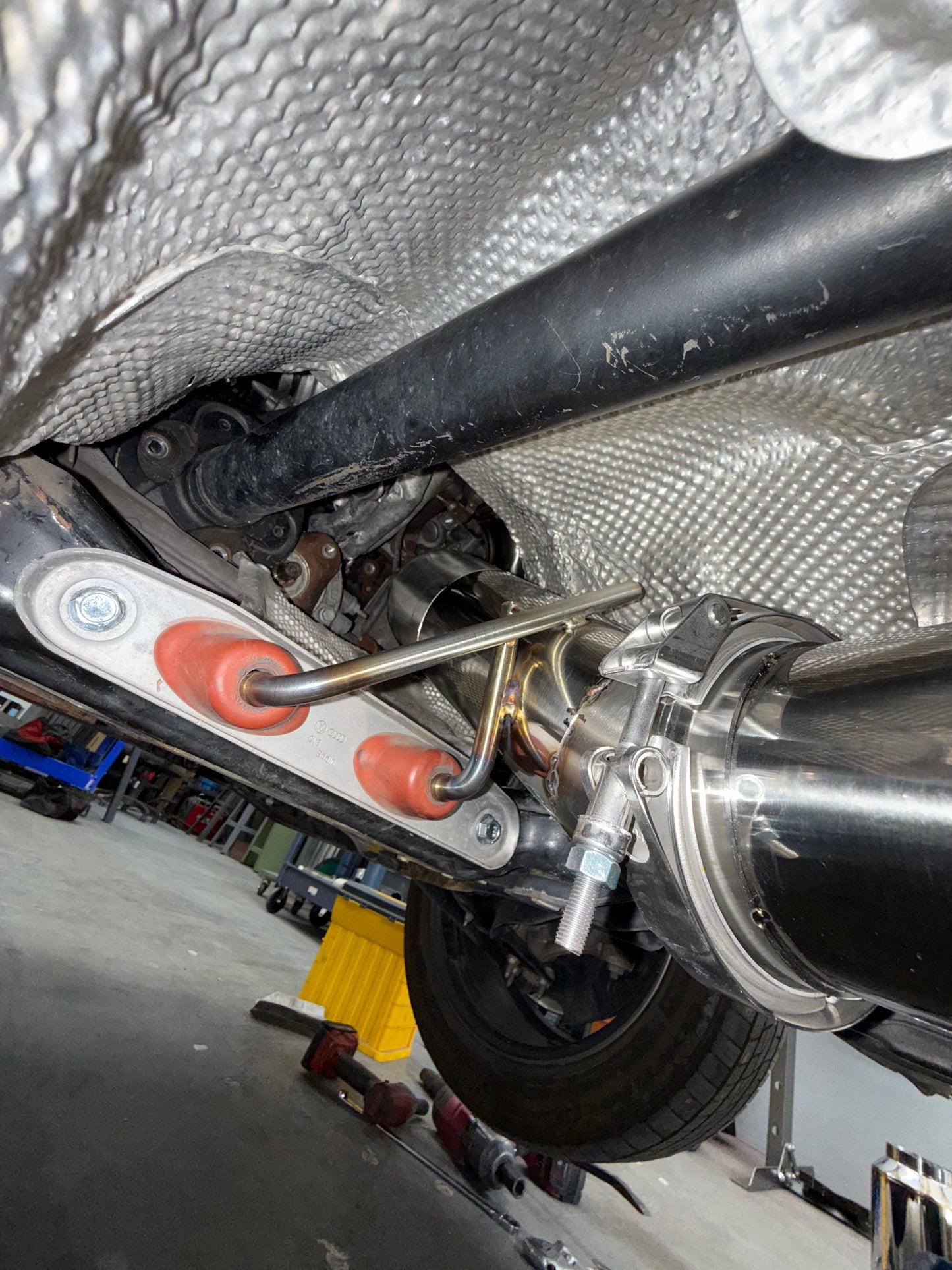 CCdesign Full 4" Downpipe MK7/7.5 VW Golf R & 8V/8S Audi A3/S3 AWD