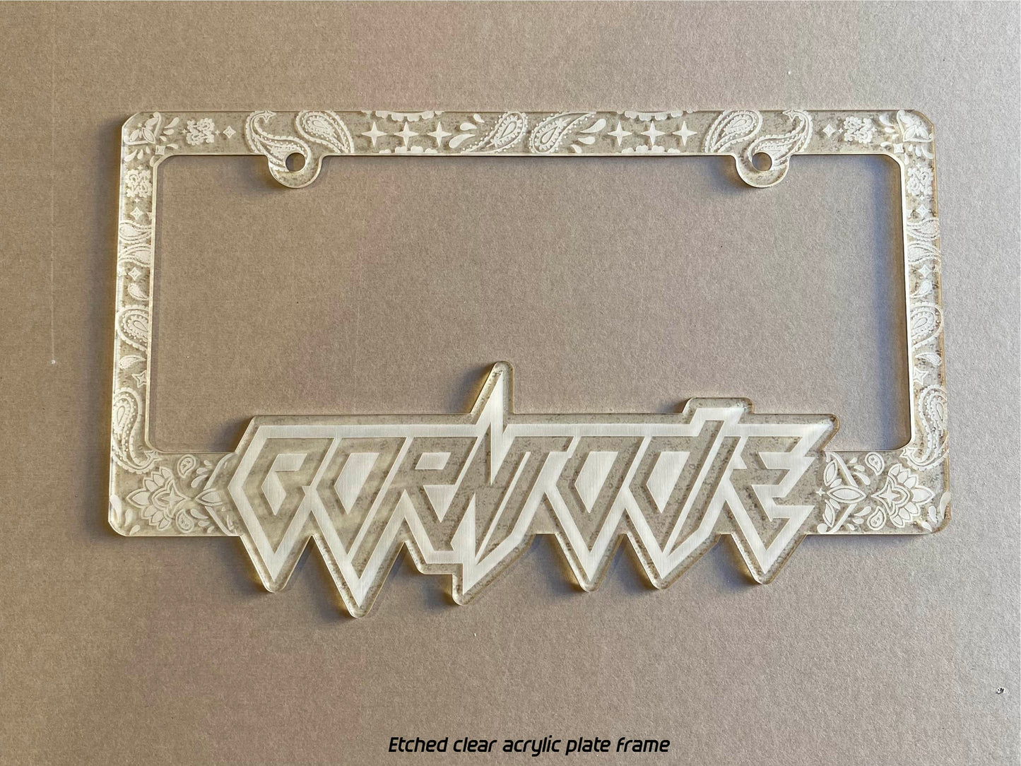 Bulk Order Custom License Plate Frames