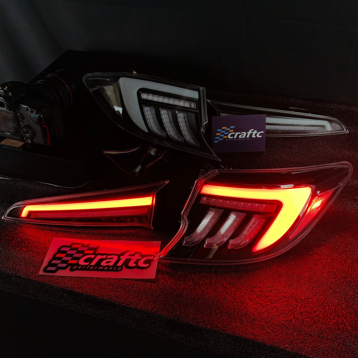 CraftC Performance "CLEAR" 2019-2026 Corolla Hatchback & GR Corolla Sequential Taillights