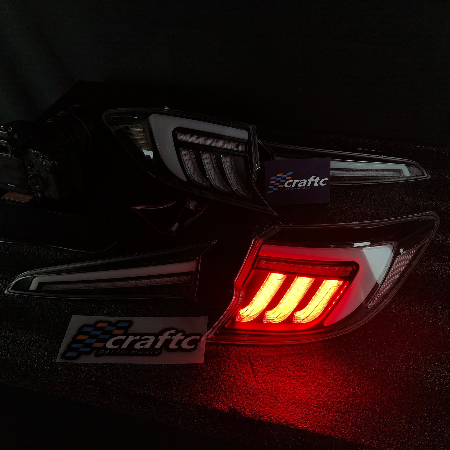 CraftC Performance "CLEAR" 2019-2026 Corolla Hatchback & GR Corolla Sequential Taillights