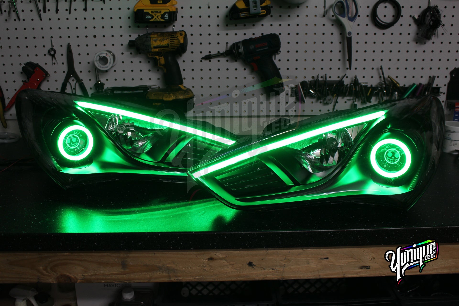 2013-2015 Hyundai Genesis Coupe BlueGhozt Stage 3 Headlights