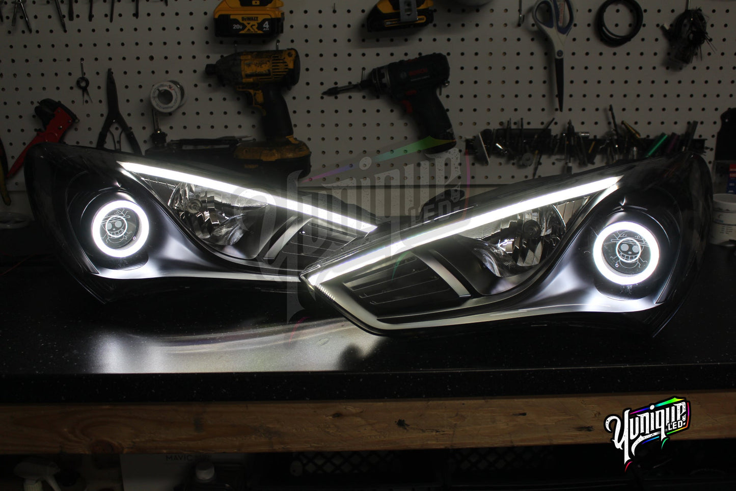 2013-2015 Hyundai Genesis Coupe BlueGhozt Stage 3 Headlights