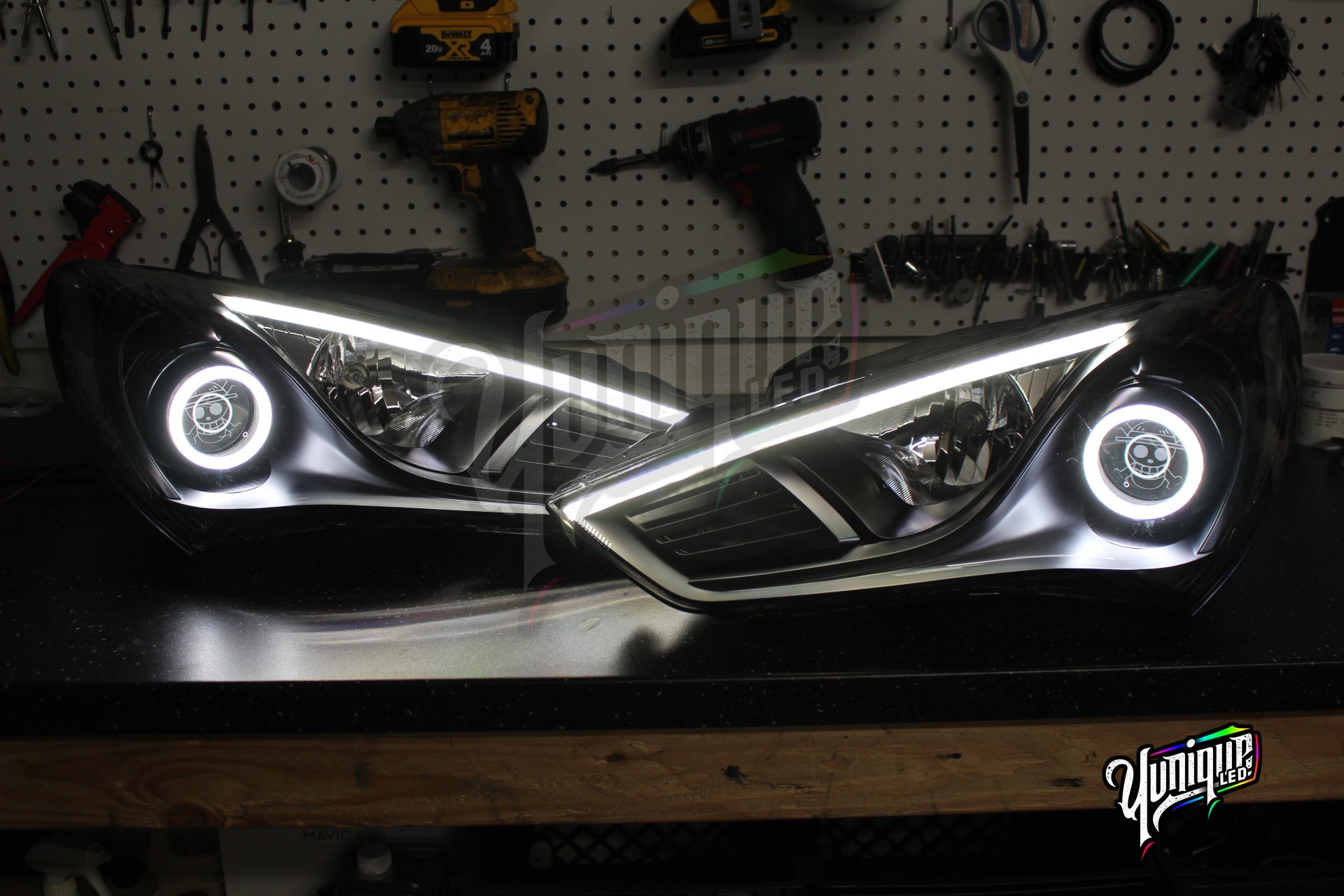 2013-2015 Hyundai Genesis Coupe BlueGhozt Stage 3 Headlights