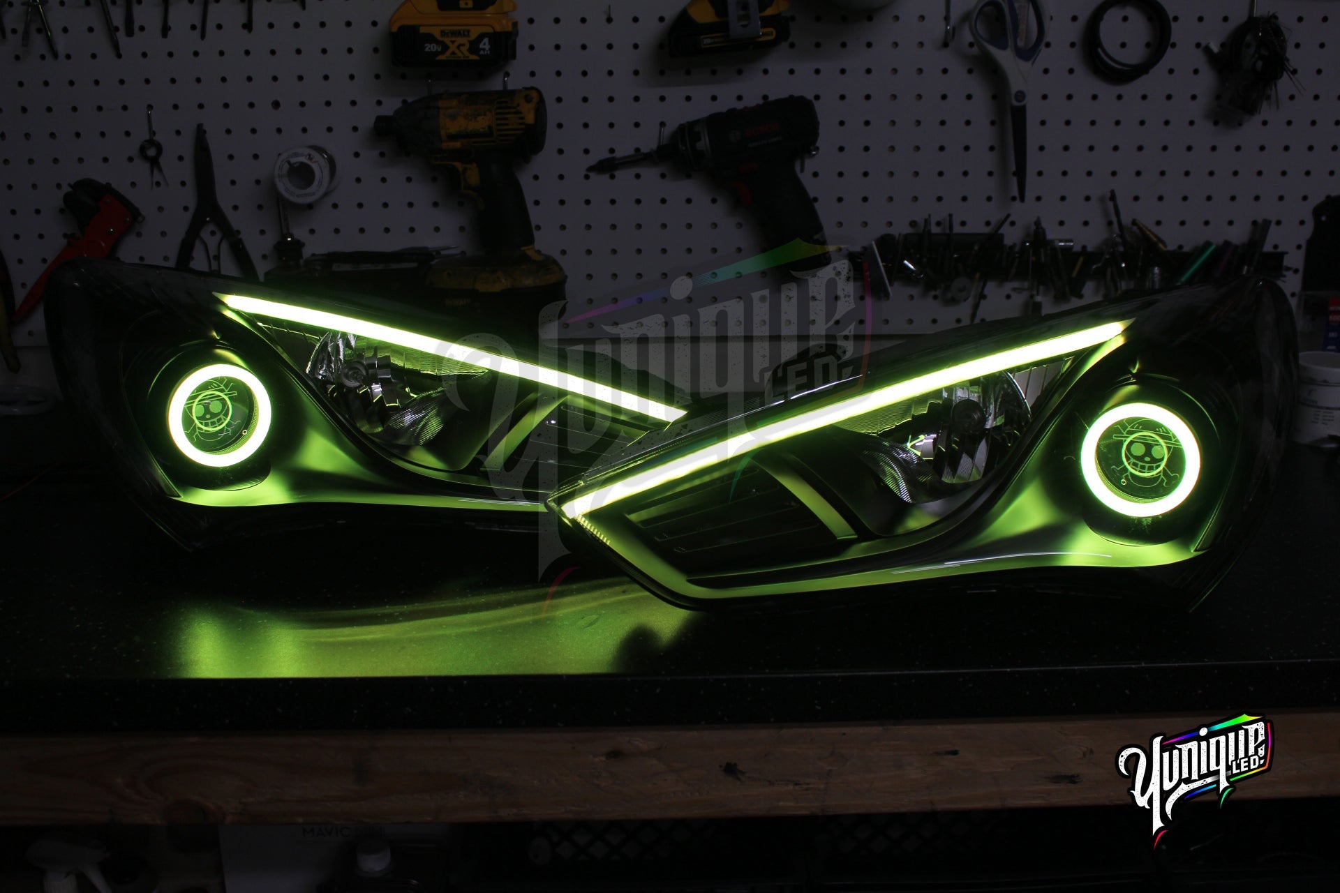 2013-2015 Hyundai Genesis Coupe BlueGhozt Stage 3 Headlights