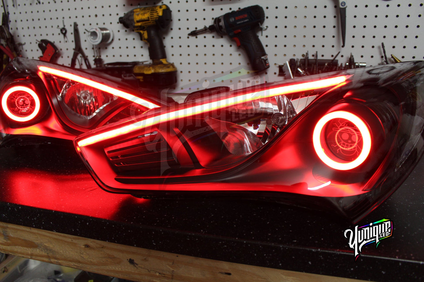 2013-2015 Hyundai Genesis Coupe BlueGhozt Stage 3 Headlights