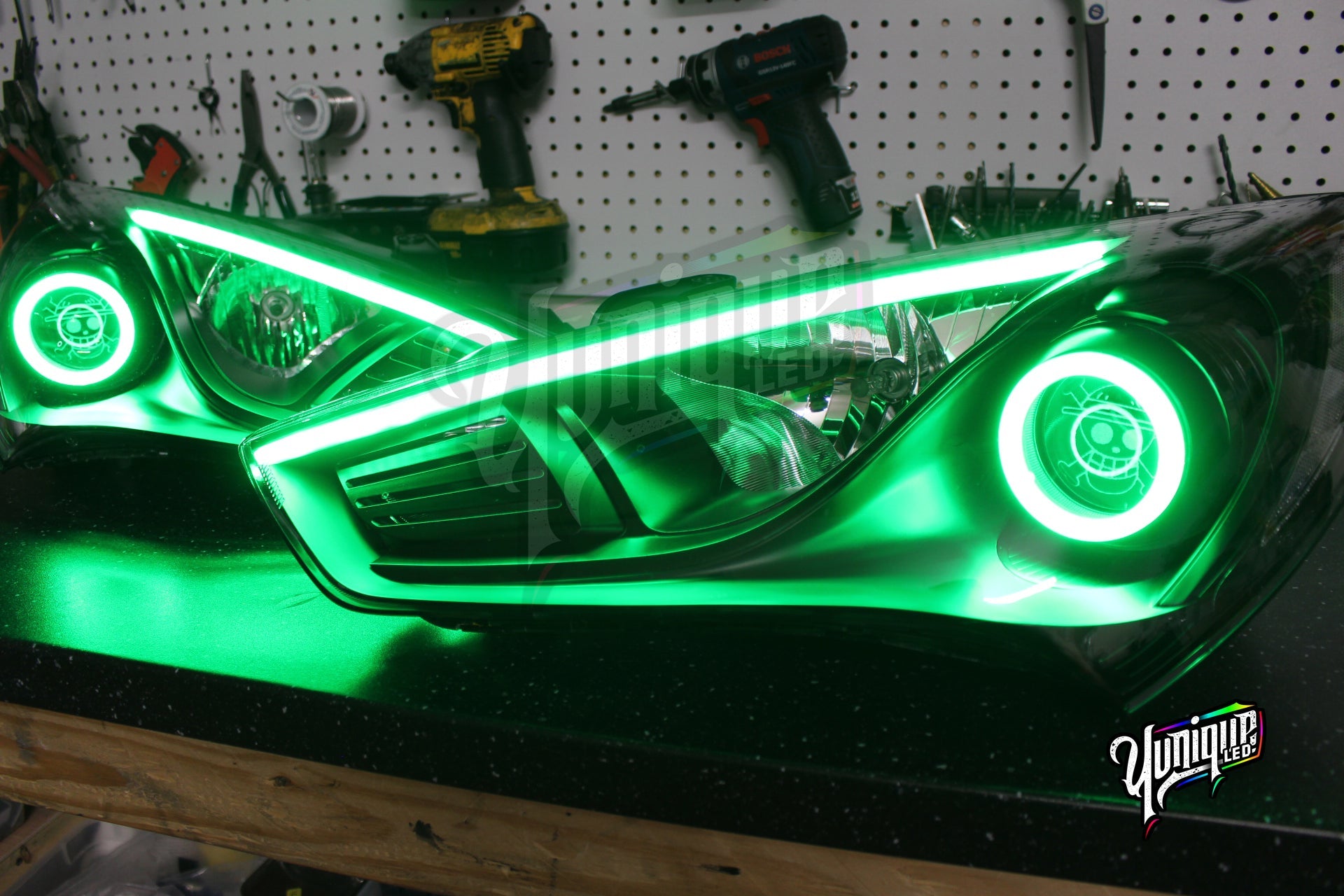 2013-2015 Hyundai Genesis Coupe BlueGhozt Stage 3 Headlights
