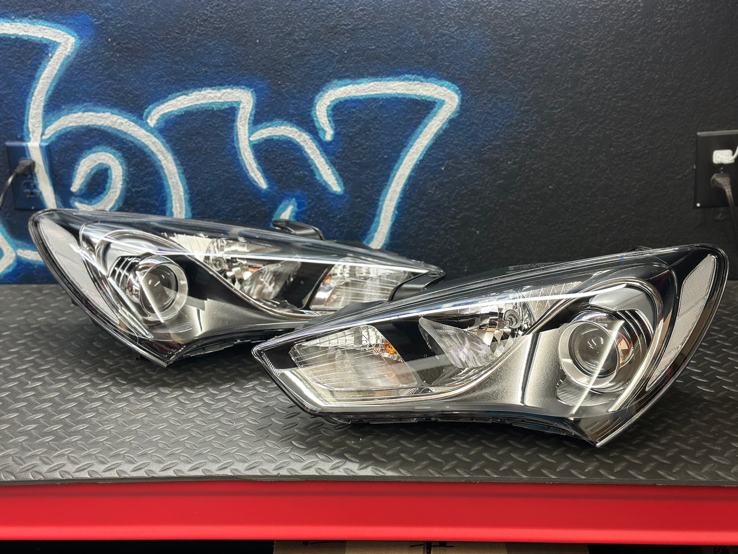 2013-2016 genesis coupe Kdm Reflector Headlights Halogen