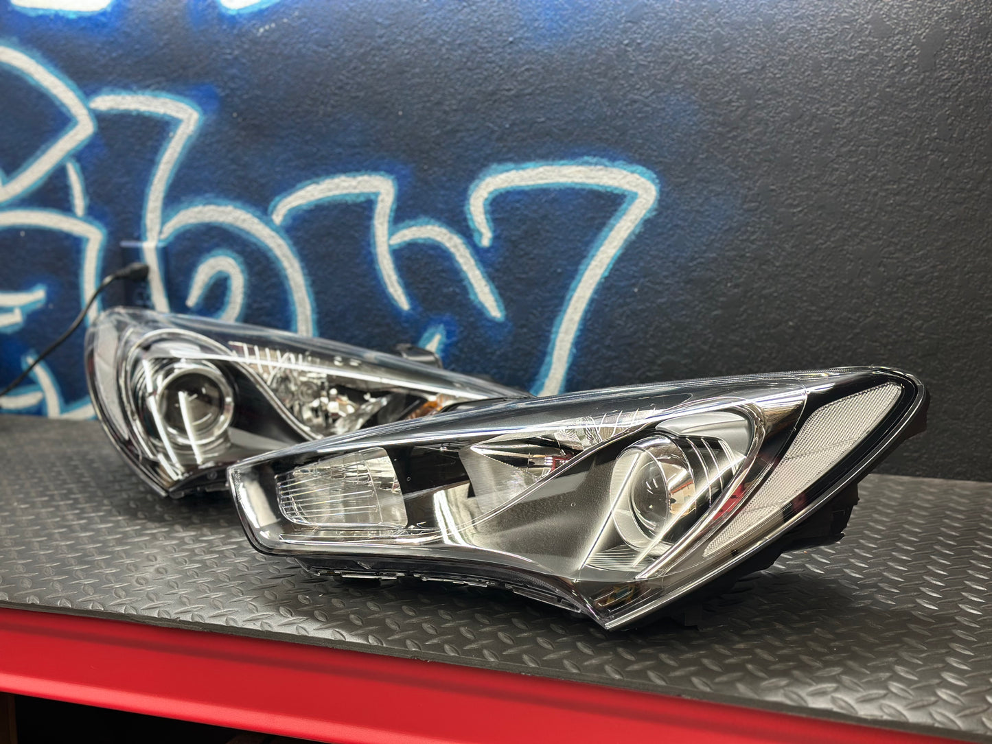 2013-2016 genesis coupe Kdm Reflector Headlights Halogen