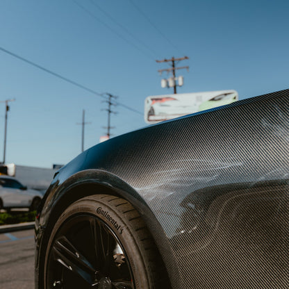 2017-2025 Chevy Camaro ZL1 OEM Gloss Carbon Fiber Fenders
