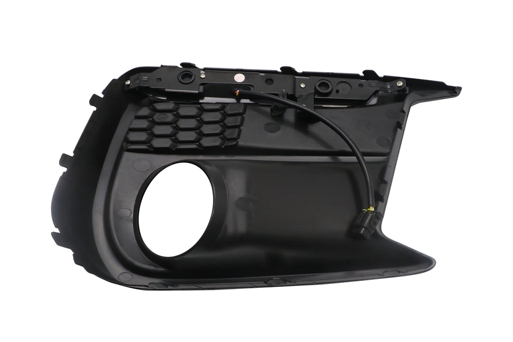 JDMuscle [18-21 WRX/STI] JDM Style Sequential Turn+Drl Bezel w/ Fog Light Cut Out | JDM-WRX18-133008