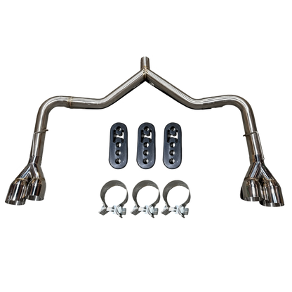 2.5" Stainless Dual Catback Exhaust for 21-25 Kia K5 GT Turbo Sedan 2.5L / 1.6T