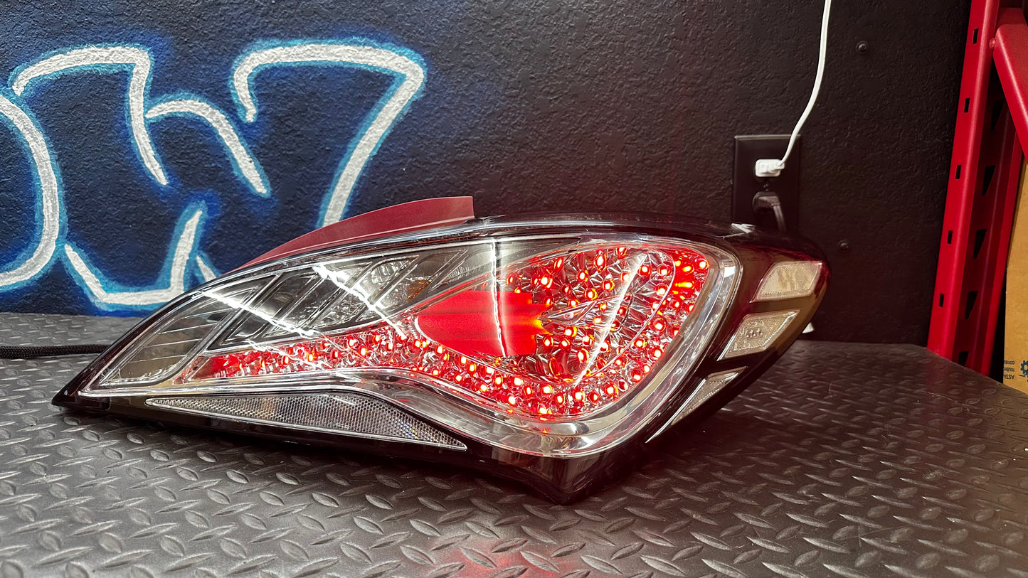 2010-2016 Hyundai Genesis Coupe RGB Clear Tail Lights
