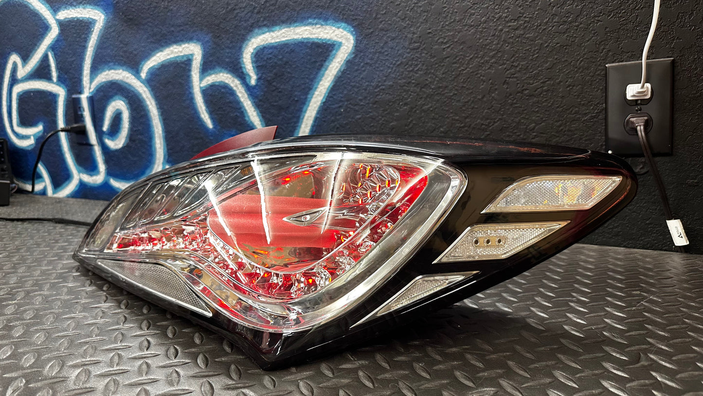 2010-2016 Hyundai Genesis Coupe RGB Clear Tail Lights