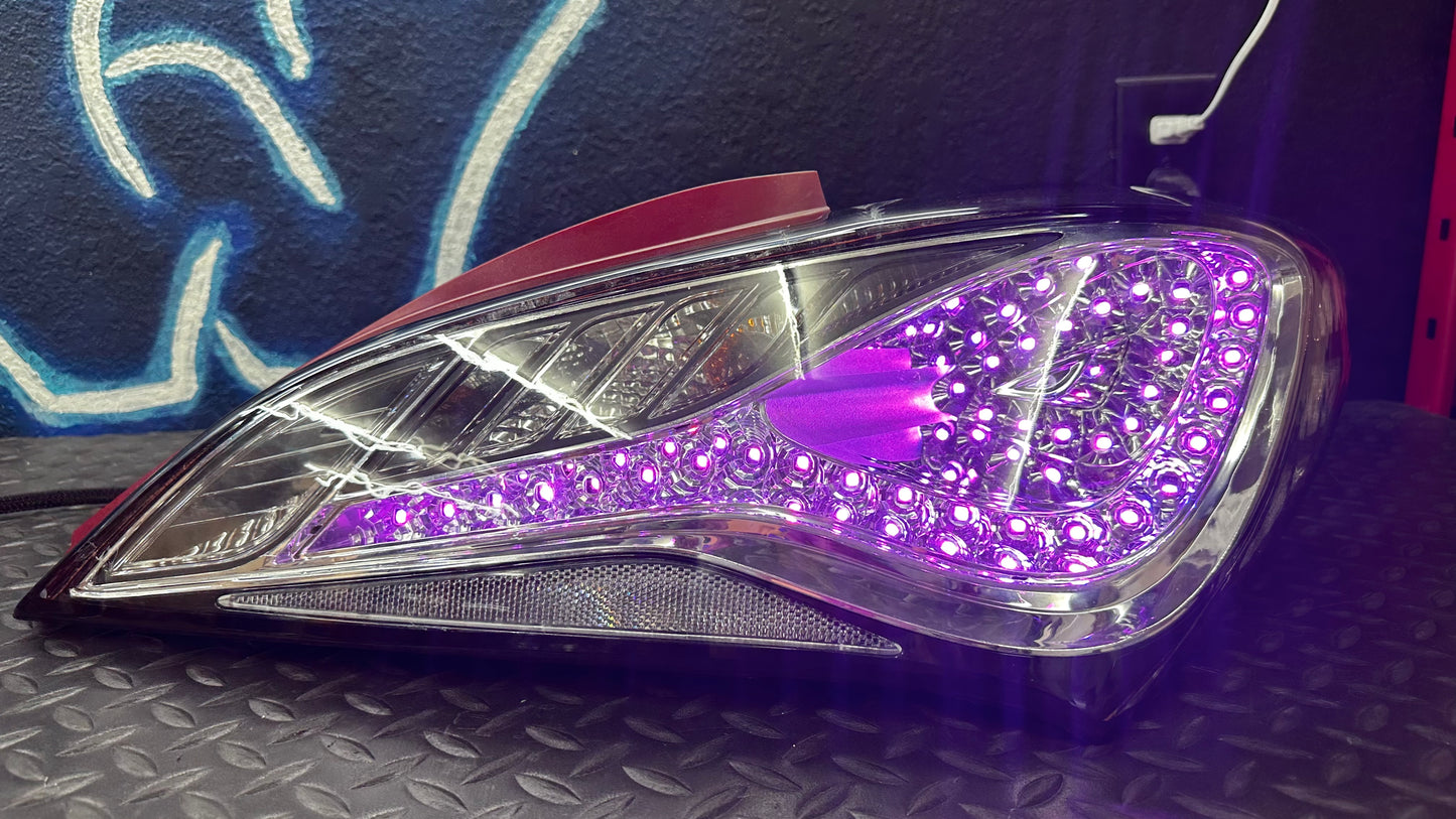 2010-2016 Hyundai Genesis Coupe RGB Clear Tail Lights