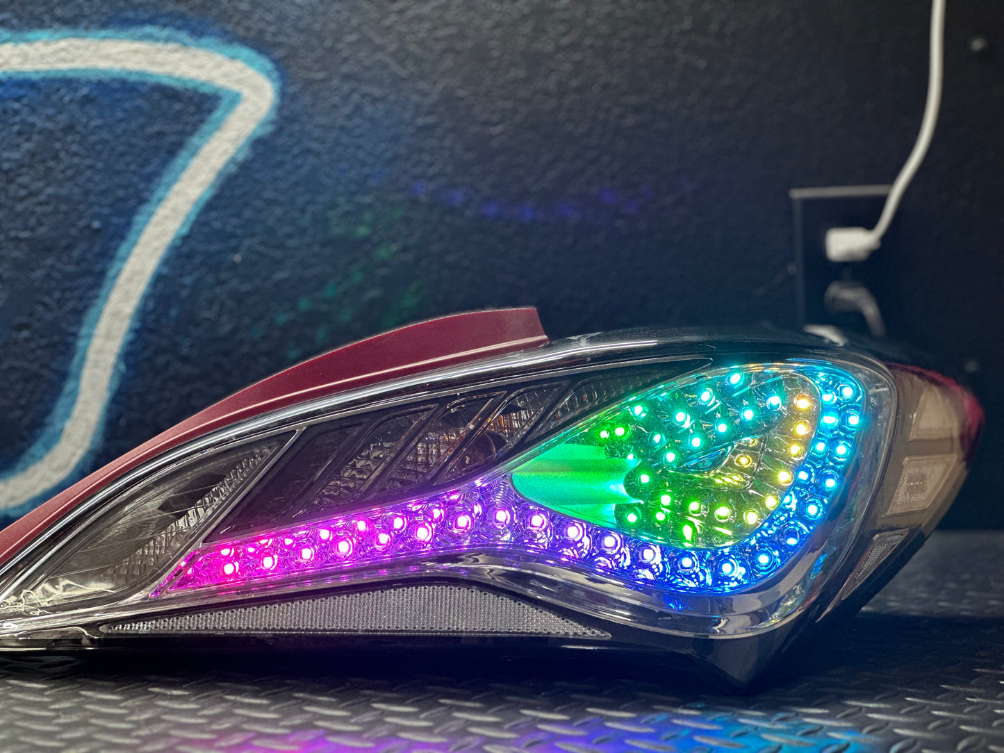 2010-2016 Hyundai Genesis Coupe RGB Clear Tail Lights