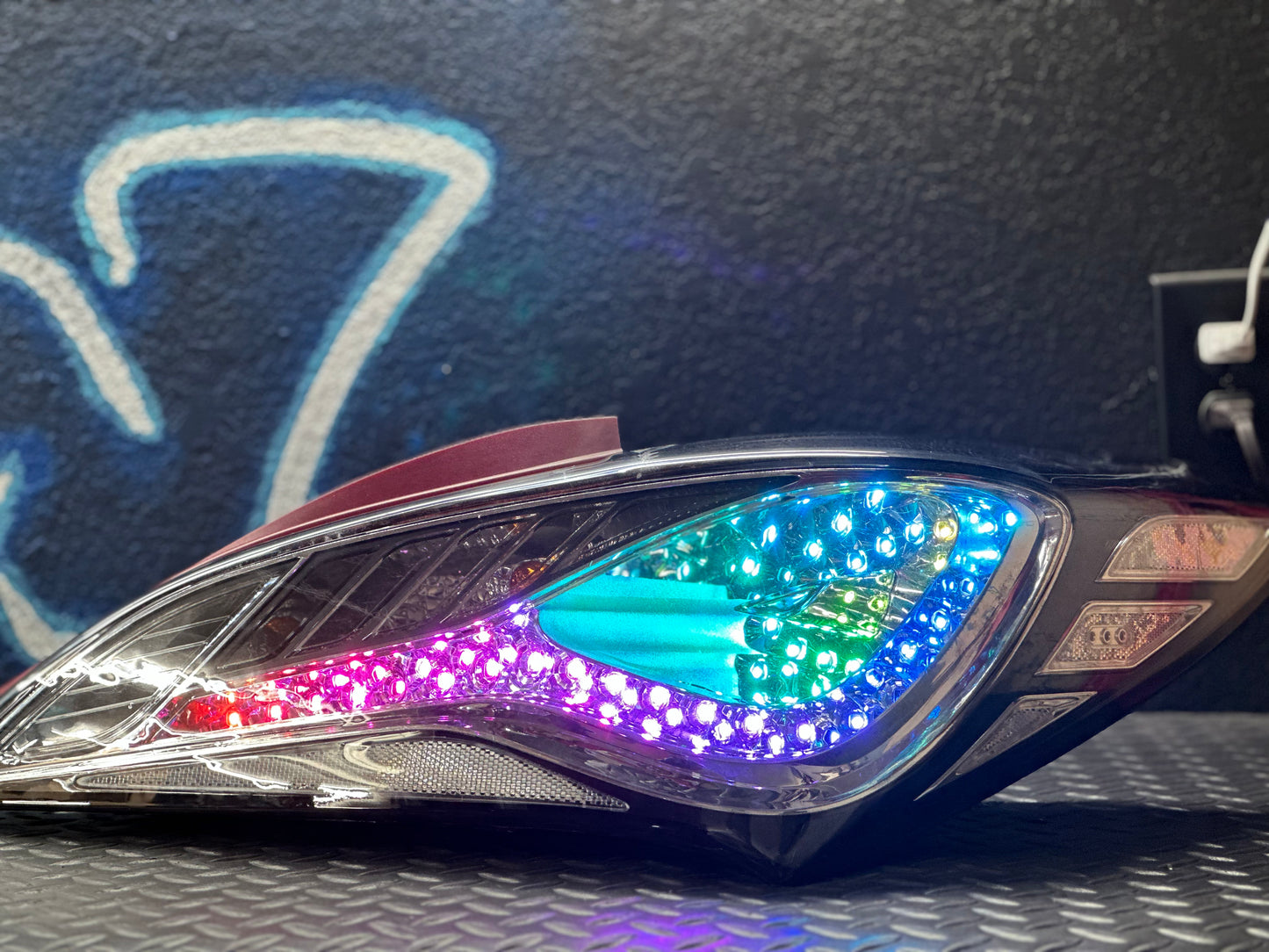 2010-2016 Hyundai Genesis Coupe RGB Clear Tail Lights