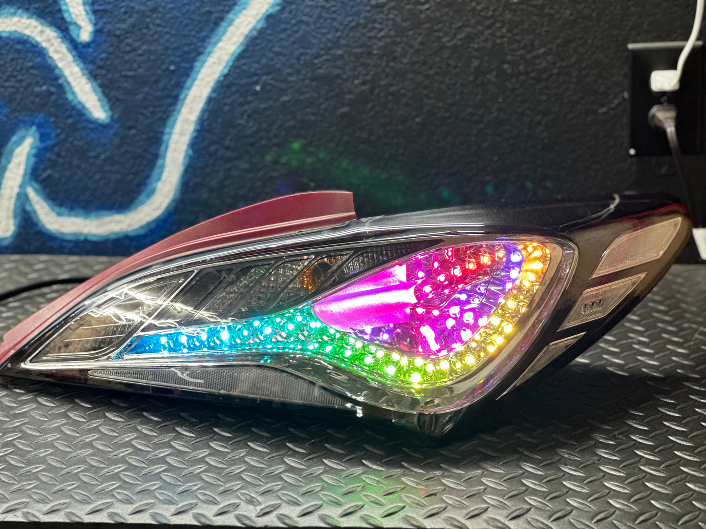2010-2016 Hyundai Genesis Coupe RGB Clear Tail Lights