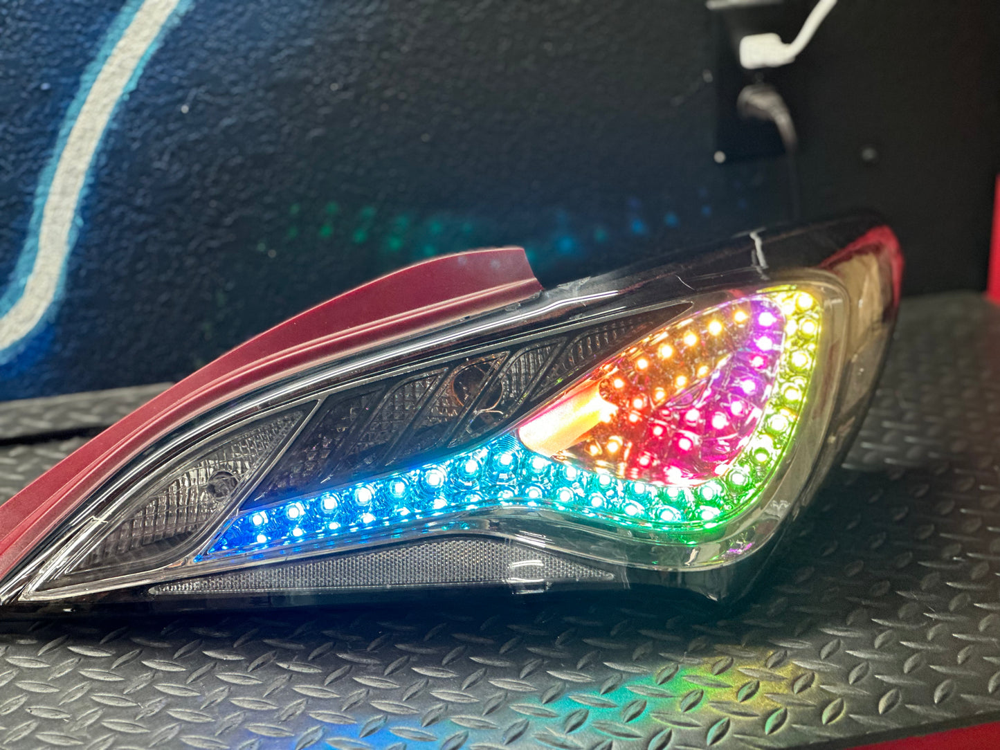 2010-2016 Hyundai Genesis Coupe RGB Clear Tail Lights