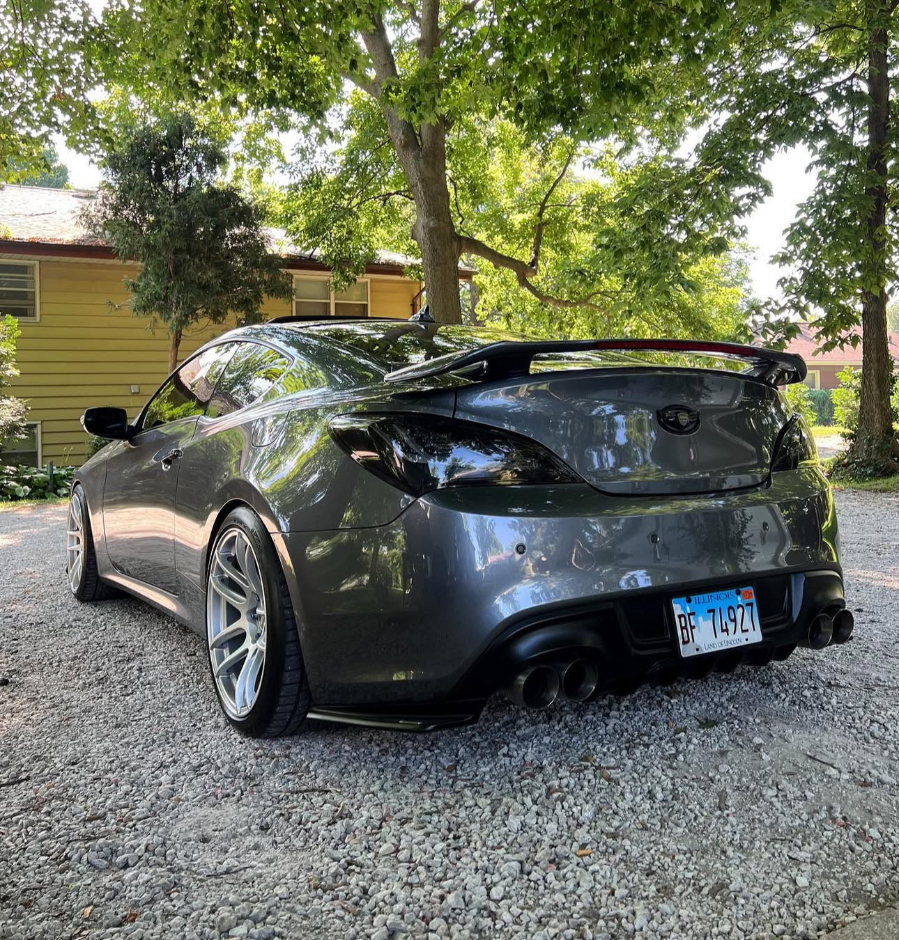 10 - 16 hyundai genesis coupe BLACK eagle eye tail lights