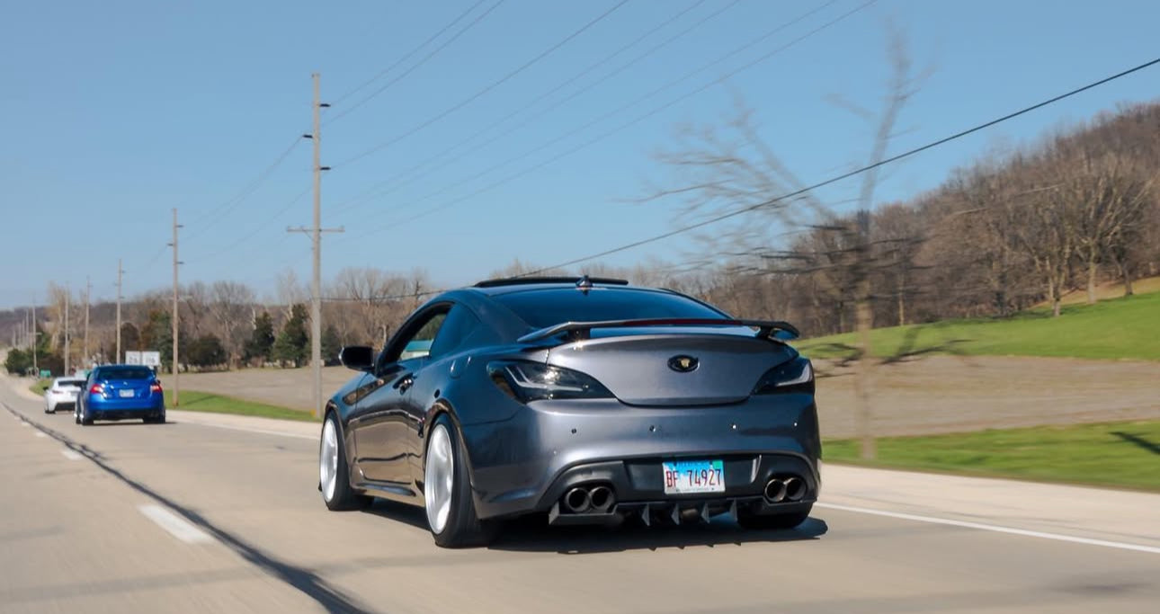 10 - 16 hyundai genesis coupe BLACK eagle eye tail lights