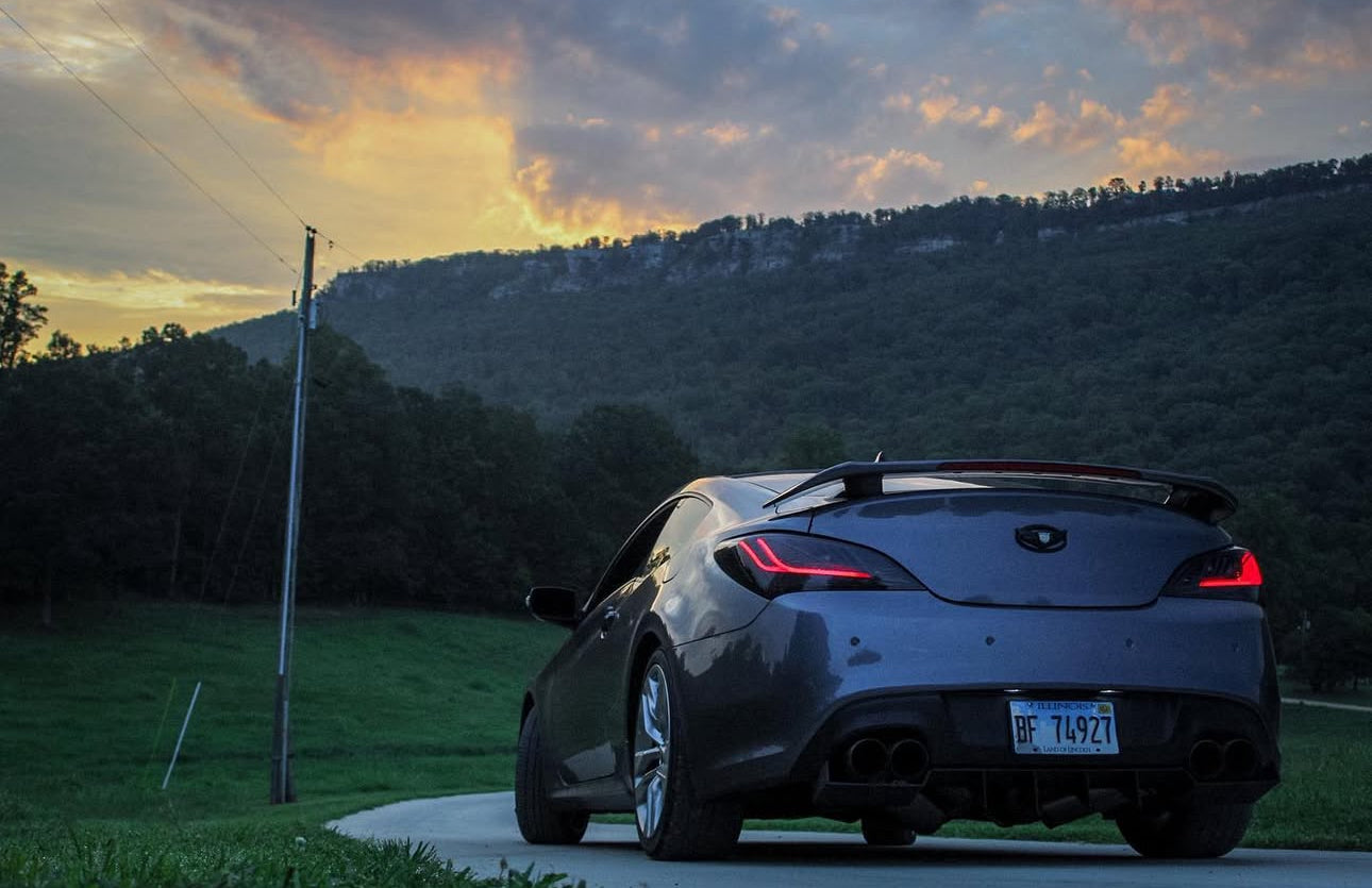 10 - 16 hyundai genesis coupe BLACK eagle eye tail lights