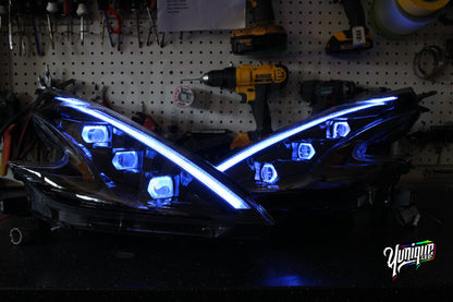 Nissan 370Z Stage 3 BlueGhozt XB LED Headlights (Pair)